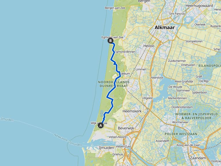 Etappe 8 van Wijk aan Zee naar Egmond aan Zee Nederlands Kustpad